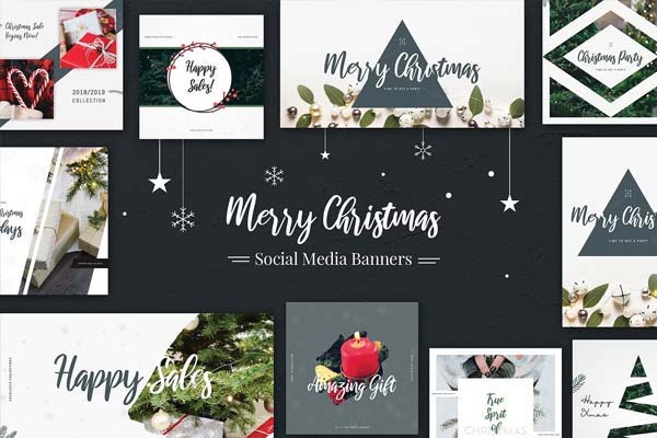 Christmas Social Media Templates – Editable Free & Premium PSD, Ai, Word, Doc, InDesign , Vector, EPS, PNG, TIFF Formats Download